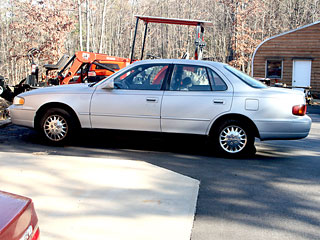 1995 Silver Camry LE from High Peak Deception Non-Fiction Novel by Marla Gates
