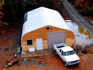 Workshop Exterior from High Peak Deception Non-Fiction Novel by Marla Gates